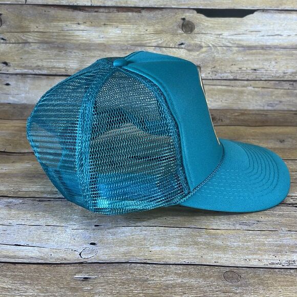Nissun One Size Trucker Hat Turquoise 6 panel Hans Hedemann Surf Logo Adj. - Picture 5 of 15